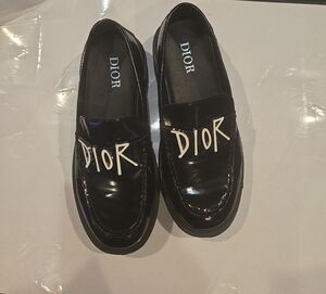 Christian Dior x Stussy Collab Limited Edition Mens Slip on Loafers
